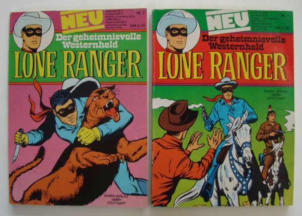 Lone Ranger (Ehapa, Tb.) Nr. 1-25 kpl. (Z1-2)