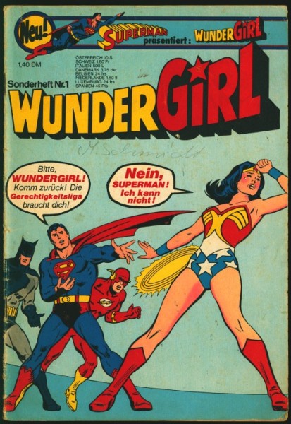 Wundergirl (Ehapa, Gb.) Sonderheft Nr. 1 (Z4)