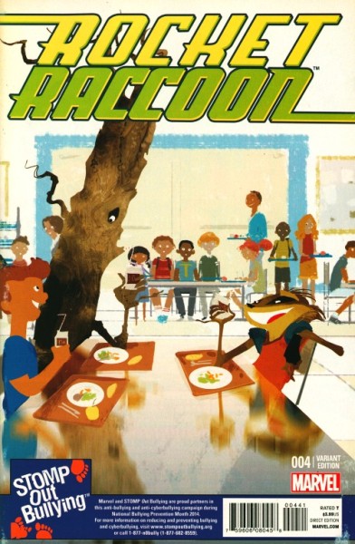 Rocket Raccoon (2014) 1:15 Anti-Bullying Variant Cover 4