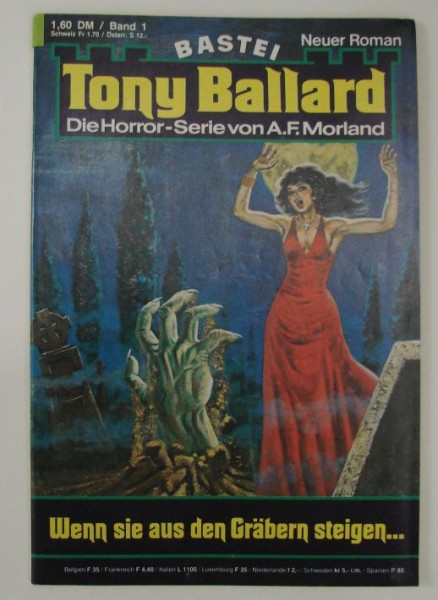 Tony Ballard (Bastei) Nr. 1-200 kpl. (Z2-3)