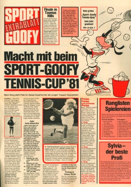 Goofy Magazin (Ehapa, GbÜ./Gb.) Jhrg. 1981 nur lose Beilage Nr. 5