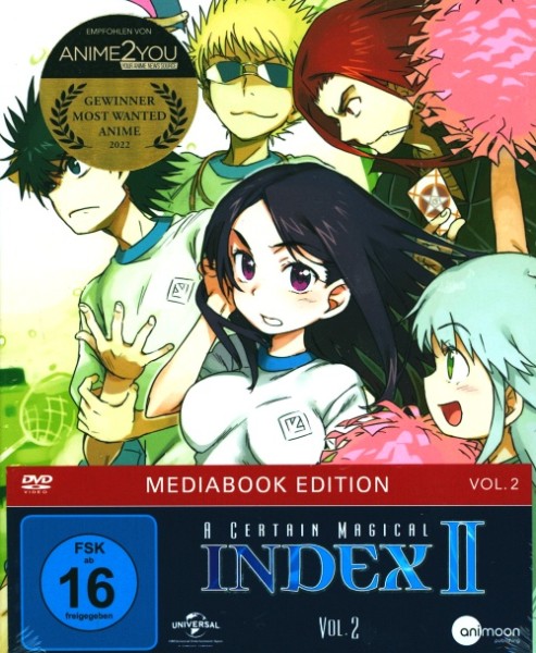 A Certain Magical Index II Vol.2 DVD Mediabook Edition