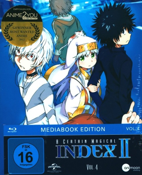 A Certain Magical Index II Vol.4 Blu-ray Mediabook Edition