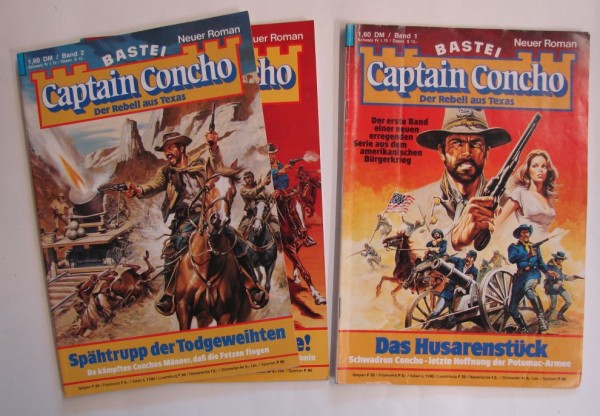 Captain Concho (Bastei) Nr. 1-75 kpl. (Z2-3)