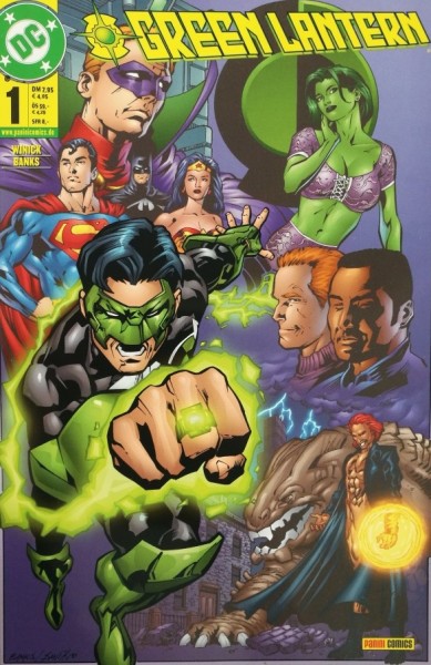 Green Lantern (Panini, Gb., 2001) Nr. 1-4 kpl. (Z1)