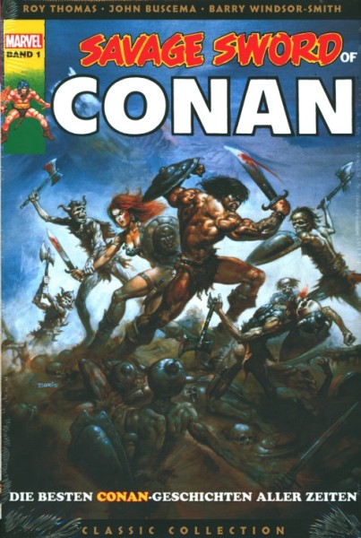 Savage Sword of Conan Classic Collection (Panini, B.) Nr. 1-7 zus. (Z1)