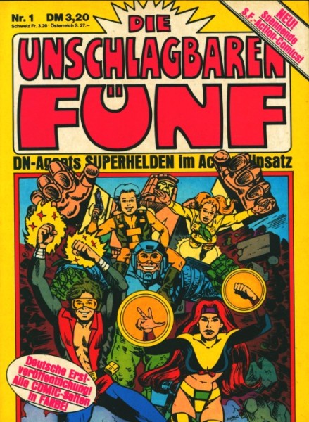 Unschlagbaren Fünf (Condor, Tb.) Nr. 1-3