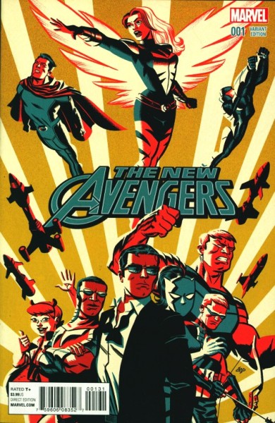 New Avengers (2015) 1:25 Variant Cover 1