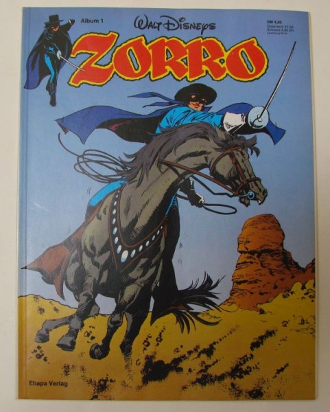 Zorro (Ehapa, Br.) Nr. 1-4 kpl. (Z1)