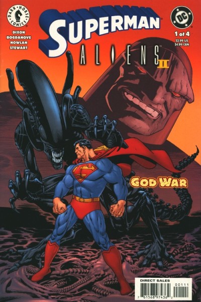 Superman Aliens II: God War (2002) 1-4 kpl. (Z0-2)