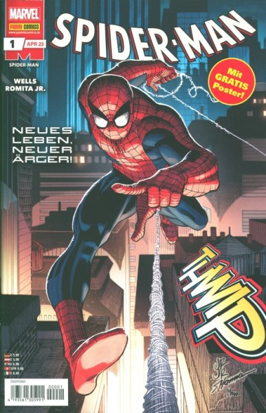 Spider-Man (Panini, Gb., 2023) Nr. 1-17 zus. (Z1)